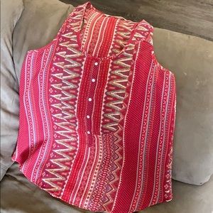 Tribal print tank top